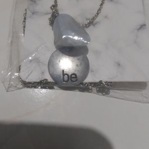 Be raw crystal handmade necklace sold as is